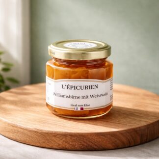 Confit - Williamsbirne mit Weißwein